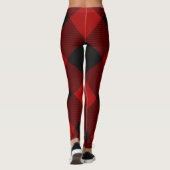 MacGregor | Rob Roy | Buffalo Kariert Red Tartan Leggings (Rückseite)