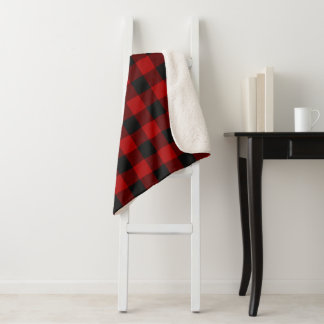 MacGregor | Rob Roy | Buffalo Kariert Red Tartan Sherpadecke