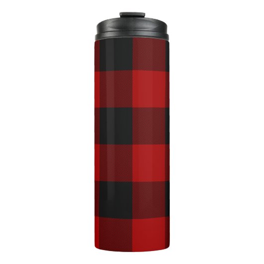 MacGregor | Rob Roy | Buffalo Kariert Red Tartan Thermosbecher (Vorderseite)