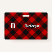 MacGregor Rob Roy Tartan Abzeichen Ausweis (Vorderseite)