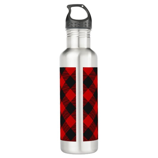 MacGregor Rob Roy Tartan Edelstahlflasche (Rückseite)