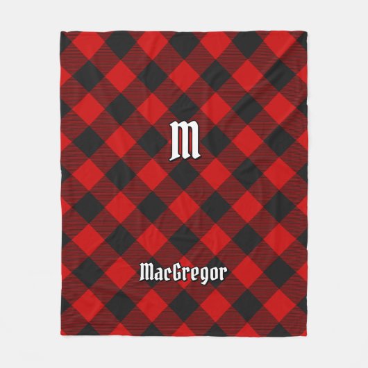 MacGregor Rob Roy Tartan Fleece Blanket (Vorderseite)