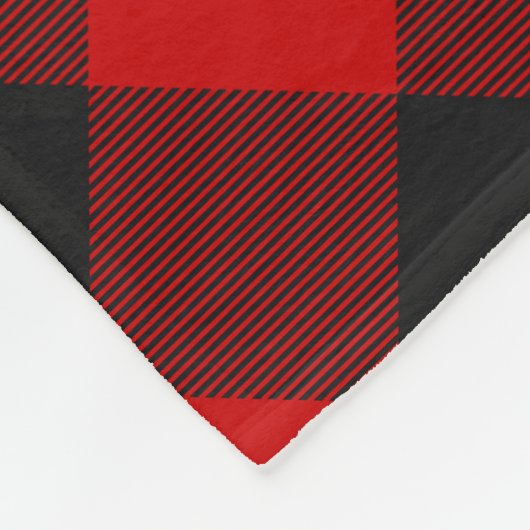 MacGregor Rob Roy Tartan Fleece Blanket (Ecke)