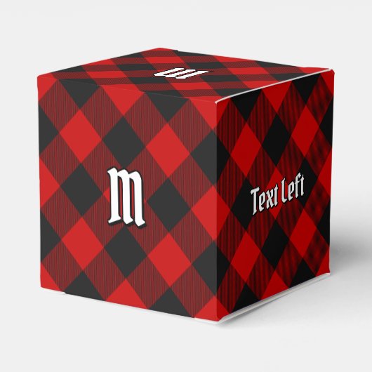 MacGregor Rob Roy Tartan Gevor Box Geschenkschachtel (Rückseite)