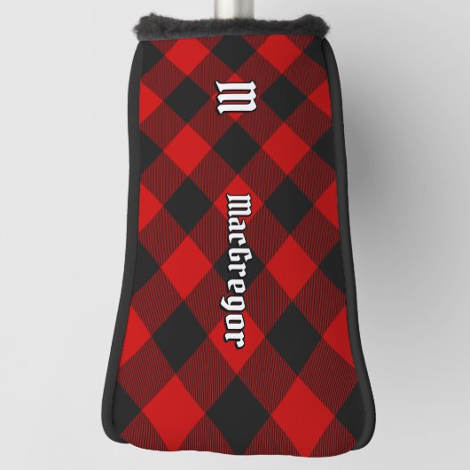 MacGregor Rob Roy Tartan Golf Head Cover Headcover (Rotieren 90)