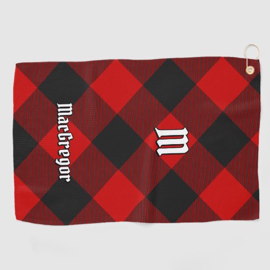 MacGregor Rob Roy Tartan Golf Towel Golfhandtuch (Horizontal)