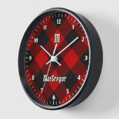 MacGregor Rob Roy Tartan Large Clock Uhr (Winkel)