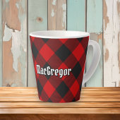 MacGregor Rob Roy Tartan Latte Tasse