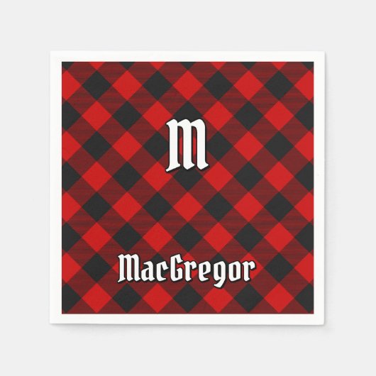 MacGregor Rob Roy Tartan Napkins Serviette (Vorderseite)