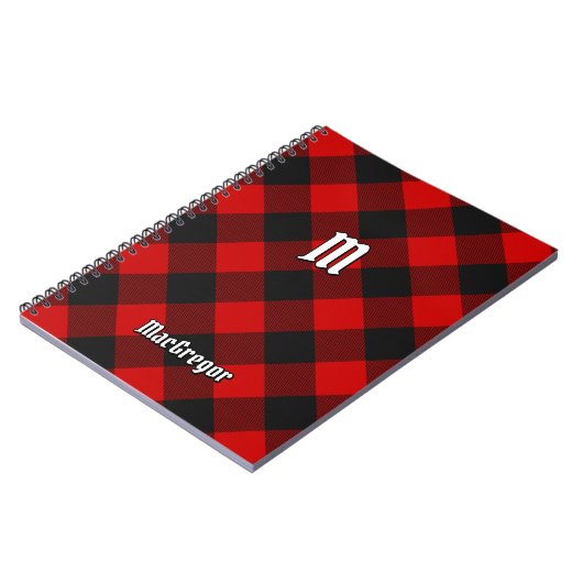 MacGregor Rob Roy Tartan Notebook Notizblock (Linke Seite)