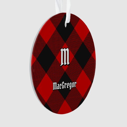 MacGregor Rob Roy Tartan Ornament (Vorderseite)