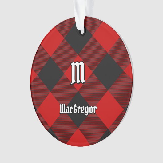 MacGregor Rob Roy Tartan Ornament (Vorderseite)