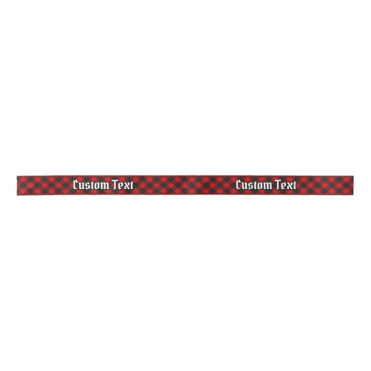 MacGregor Rob Roy Tartan Satin Ribbon Satinband (Vorderseite)