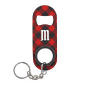 MacGregor Rob Roy Tartan Schlüsselanhänger Flasche Mini Flaschenöffner (Vorderseite)