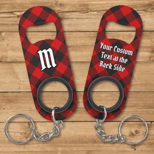 MacGregor Rob Roy Tartan Schlüsselanhänger Flasche Mini Flaschenöffner