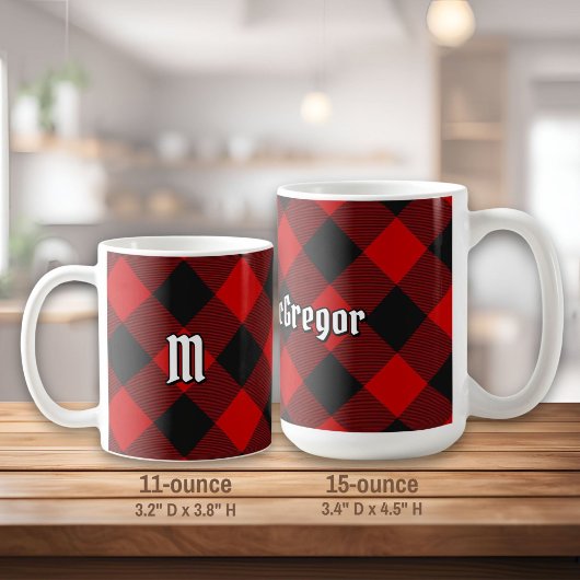MacGregor Rob Roy Tartan Tasse