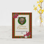 MacGregor-Schottenclan-Tartan & -Wappen Karte (Gelbe Blume)