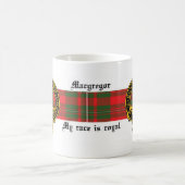 Macgregor schottisches Wappen und Tartan-Tasse Kaffeetasse (Mittel)
