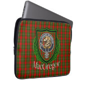 MacGregor Scottish Clan Tartan and Crest Laptopschutzhülle (Vorne Rechts)