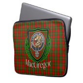 MacGregor Scottish Clan Tartan and Crest Laptopschutzhülle (Vorderseite Links)
