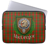 MacGregor Scottish Clan Tartan and Crest Laptopschutzhülle (Vorderseite)