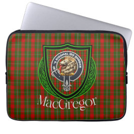 MacGregor Scottish Clan Tartan and Crest Laptopschutzhülle