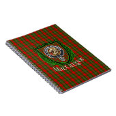 MacGregor Scottish Clan Tartan & Crest Notizblock (Rechte Seite)