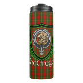 MacGregor Scottish Clan Tartan & Crest Thermosbecher (Vorderseite)