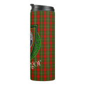 MacGregor Scottish Clan Tartan & Crest Thermosbecher (Nach rechts gedreht)