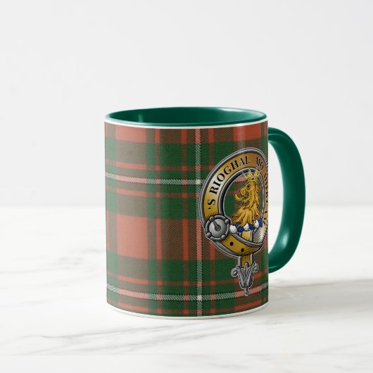 MacGregor Tartan & Abzeichen Tasse (VorderseiteRechts)