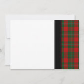 MacGregor Tartan Einladung zur Hochzeit (Rückseite)