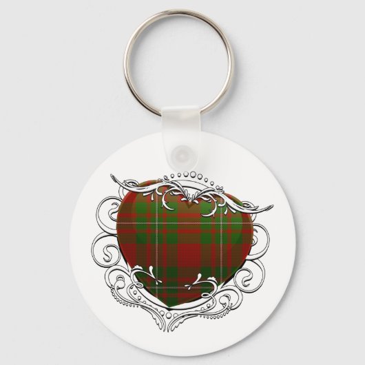 MacGregor Tartan Heart Schlüsselanhänger (Vorderseite)