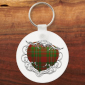 MacGregor Tartan Heart Schlüsselanhänger (Vorderseite)