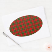 MacGregor Tartan Ovaler Aufkleber (Umschlag)