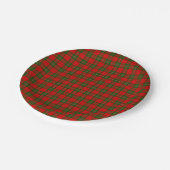 MacGregor Tartan Pappteller (Schrägansicht)