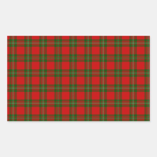 MacGregor Tartan Rechteckiger Aufkleber (Vorderseite)