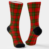 MacGregor-Tartan rot grün kariert Socken (Gewinkelt)
