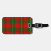 MacGregor Tartan rot kariert Gepäckanhänger (Vorderseite horizontal)