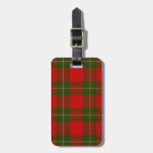 MacGregor Tartan rot kariert Gepäckanhänger (Vorderseite vertikal)
