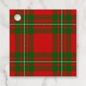 MacGregor Tartan rot kariert Geschenkanhänger (Vorderseite)