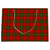 MacGregor Tartan rot kariert Große Geschenktüte (Vorderseite)