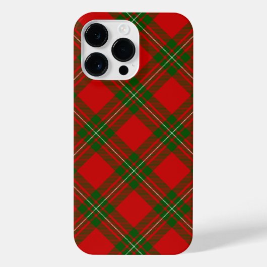 MacGregor Tartan rot kariert iPhone Hülle (Rückseite)