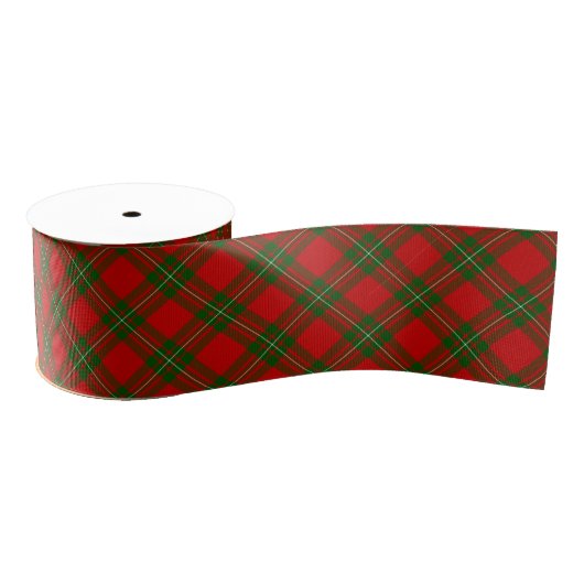 MacGregor Tartan rot kariert Ripsband (Spule)
