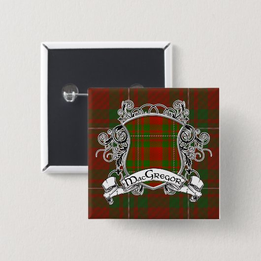 MacGregor Tartan-Schild Button (Vorne & Hinten)
