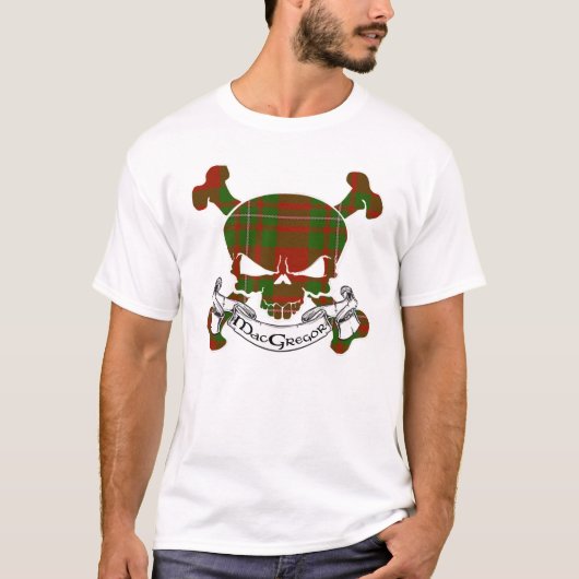 MacGregor Tartan Skull T-Shirt (Vorderseite)
