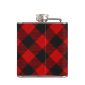 MacGregor Wappen über Rob Roy Tartan Flachmann (Rückseite)