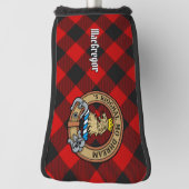 MacGregor Wappen über Rob Roy Tartan Golf Headcover (Rotieren 90)