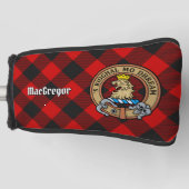 MacGregor Wappen über Rob Roy Tartan Golf Headcover (Vorderseite)