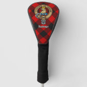 MacGregor Wappen über Rob Roy Tartan Golf Headcover (Vorderseite)
