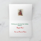 MacGregor Weihnachtskarte Tartan Feiertagskarte (Innenseite)